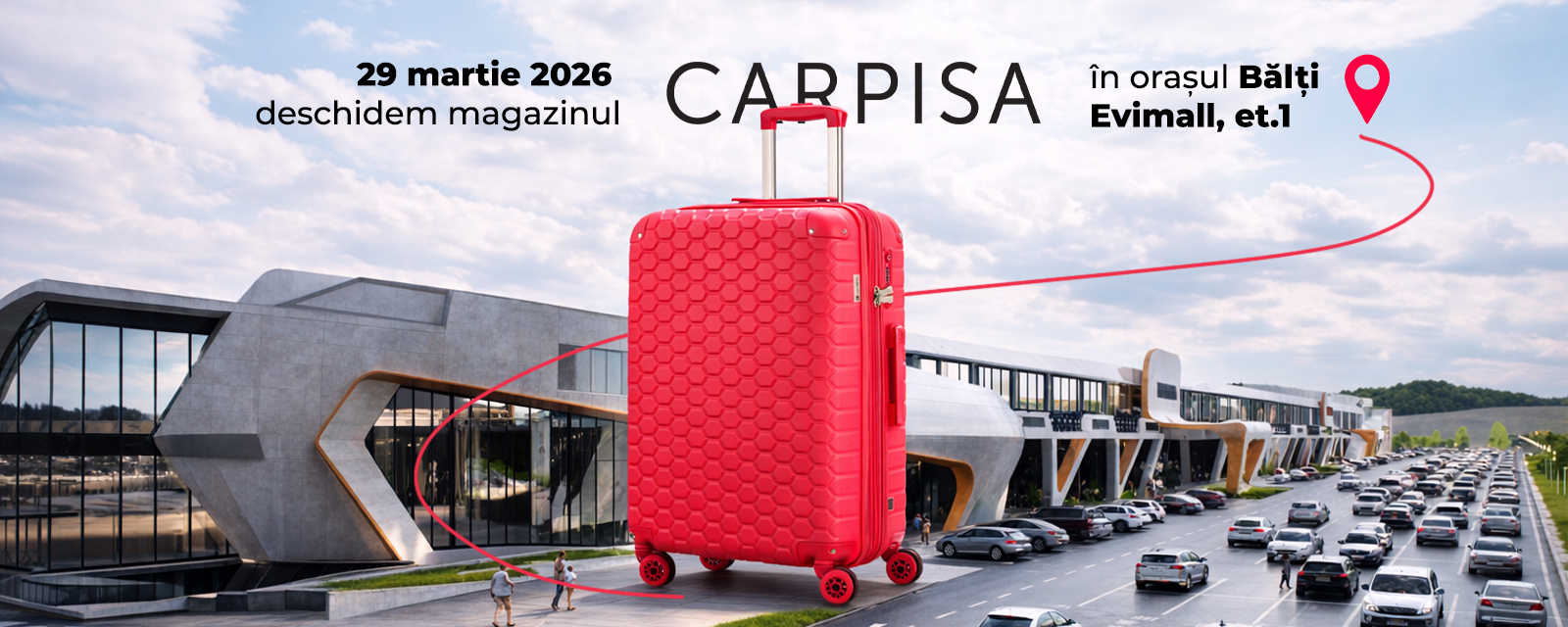 photo Magazinul CARPISA la Bălți: deschidere 29 martie 2026