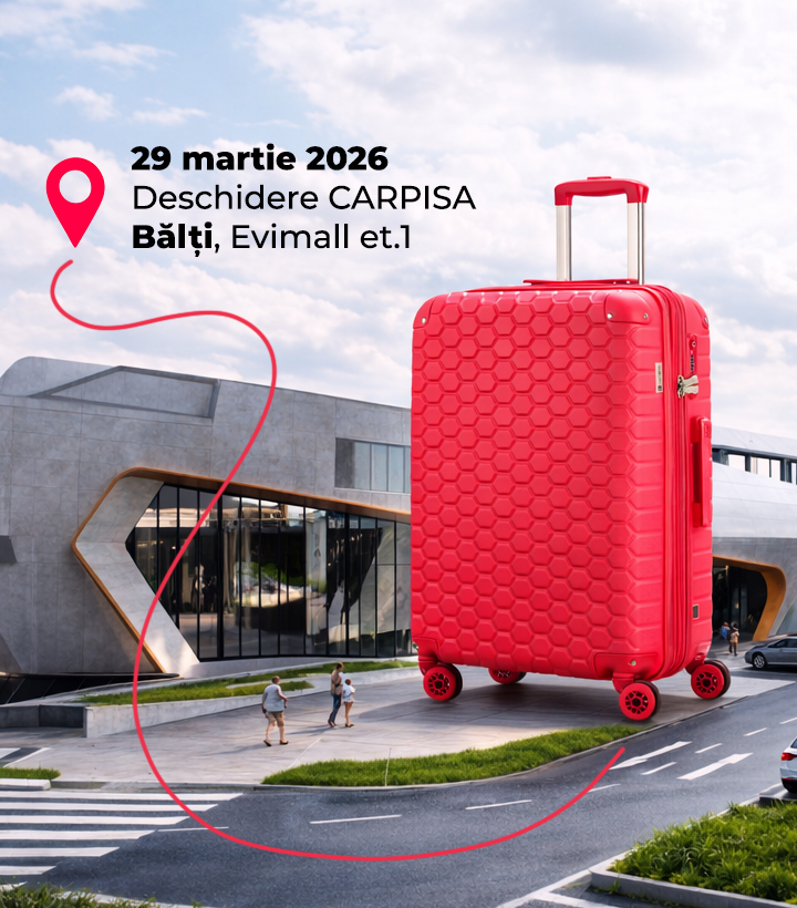 Magazinul CARPISA la Bălți: deschidere 29 martie 2026