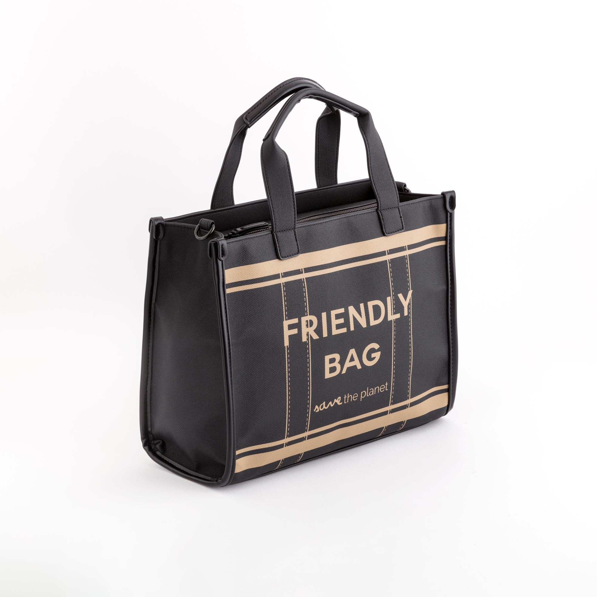 Geantă din textil BSB72203543 Black pe carpisa.md